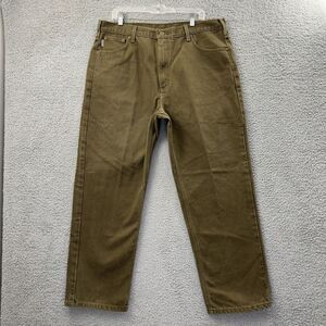 Vintage Carhartt Relaxed Fit‎ Straight Leg Jeans B161BRK Canvas Denim M 40 x 30